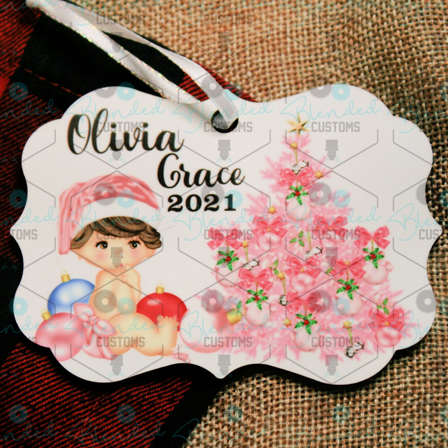 Personalized Baby's First Christmas Ornament