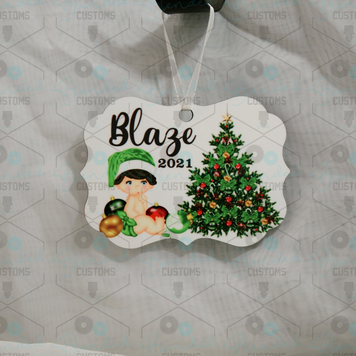 Personalized Baby's First Christmas Ornament