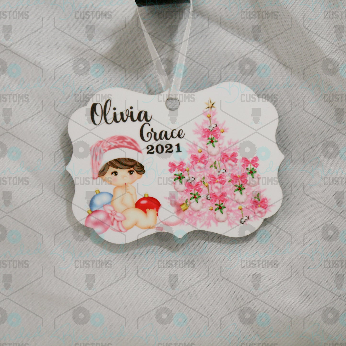 Personalized Baby's First Christmas Ornament