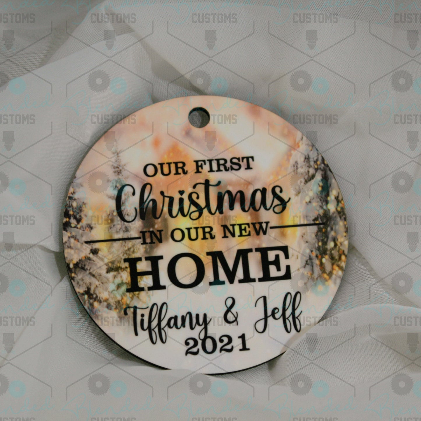 Personalized New Home Christmas Ornament