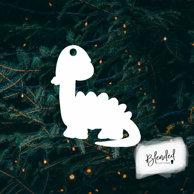 MM Dino Sublimation Christmas Ornament - 10 Pack Special
