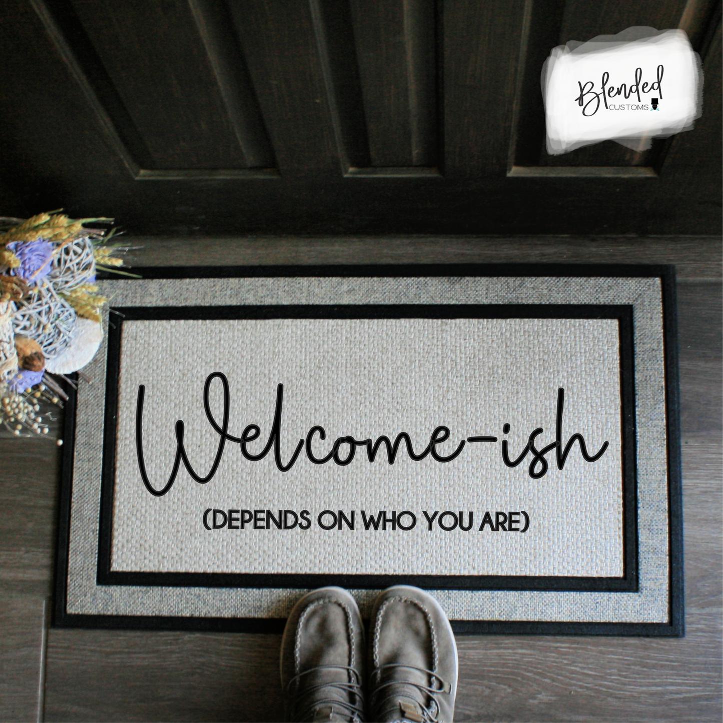 Welcome'ish Doormat Digital Design