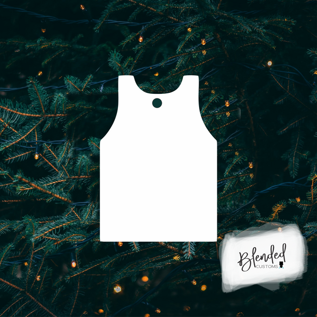 Basketball Jersey Sublimation Christmas Ornament - Set of 10