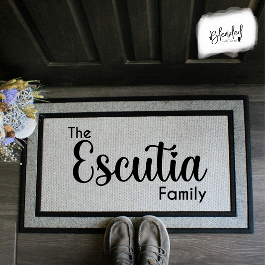 Personalized Name Doormat