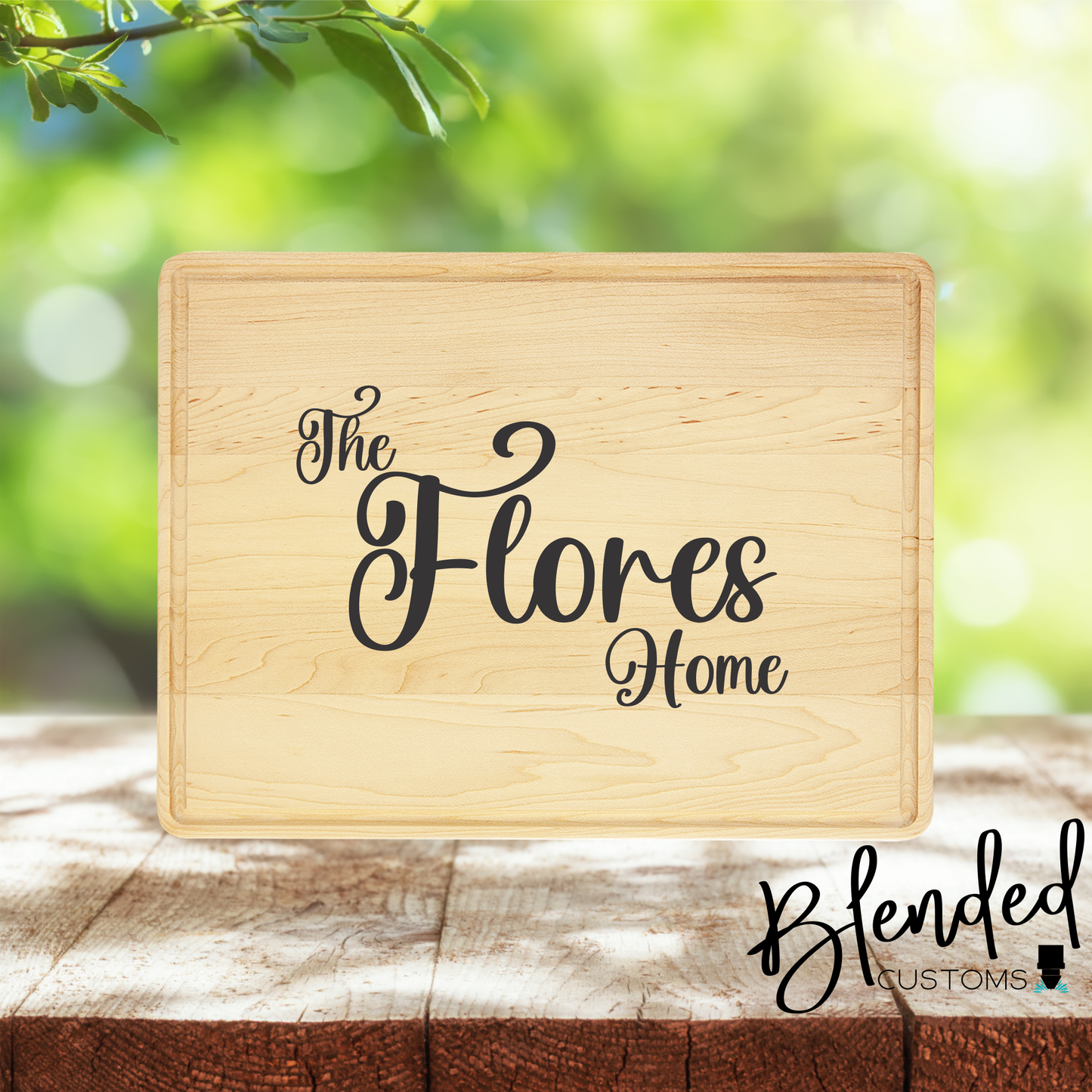 New Home, New Memories Personalized Maple Cutting Boards