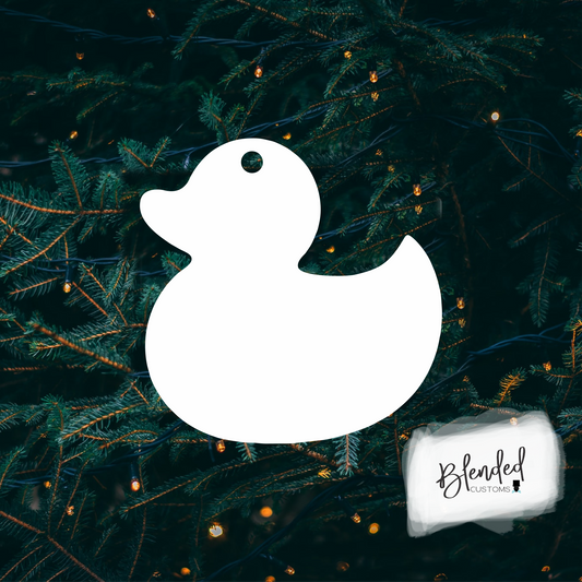 Duck Sublimation Christmas Ornament