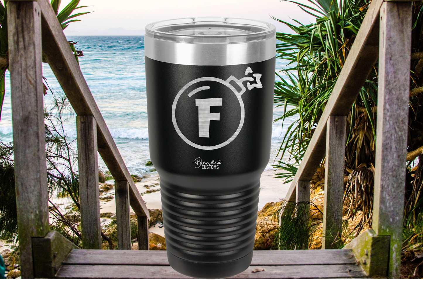 F Bomb Laser Engraved Tumbler