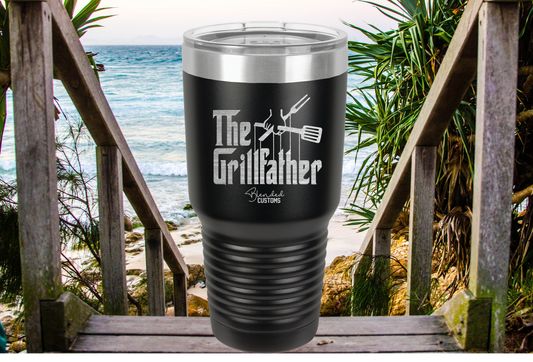 The Grillfather Laser Engraved Tumbler