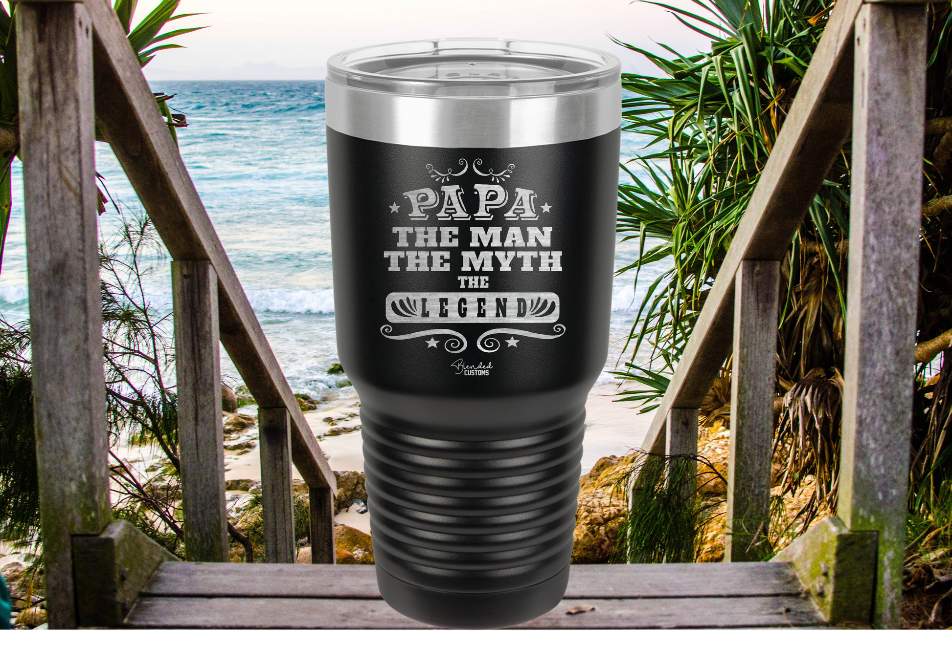 Grandpa - The Man, The Myth, The Legend Custom Engraved YETI