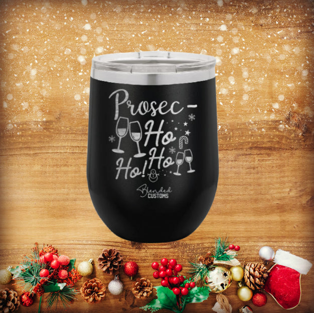 Prosec Ho, Ho, Ho Laser Engraved Stemless  Tumbler