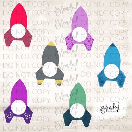 Rocketship Play-Doh PNG Download