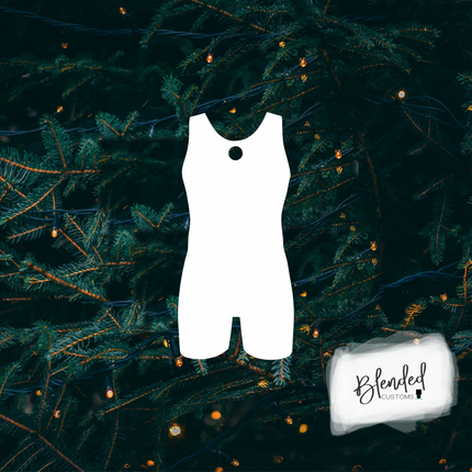 Singlet Sublimation Christmas Ornament - 10 Pack Special