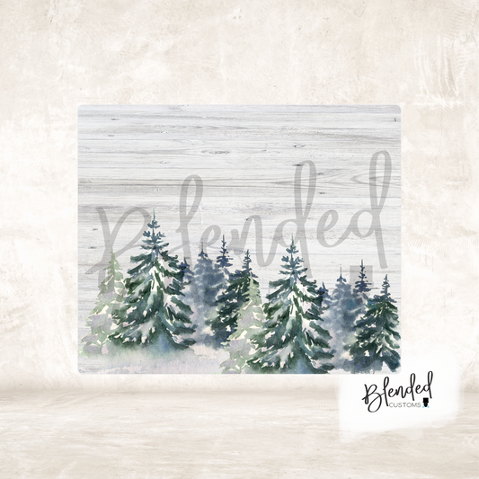 Snowy Trees 12 Days of Christmas PNG Download